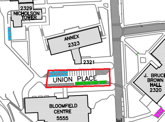 Parking map - Union Place