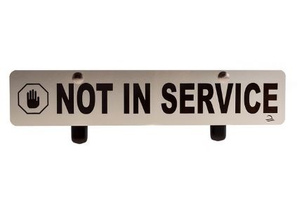 not in service sign