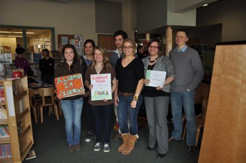 group of instructors in an university event
