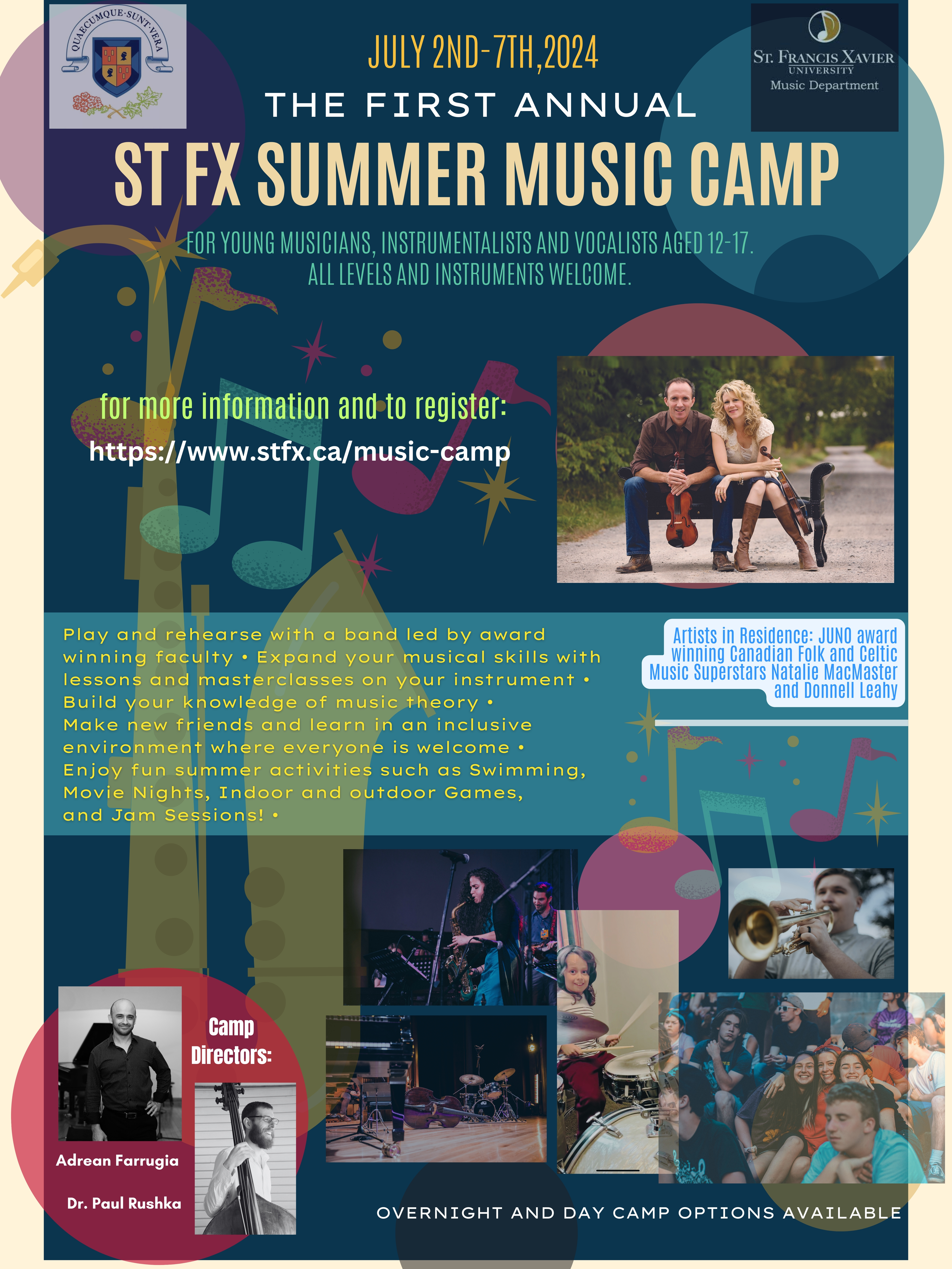 Music Camp Poster
