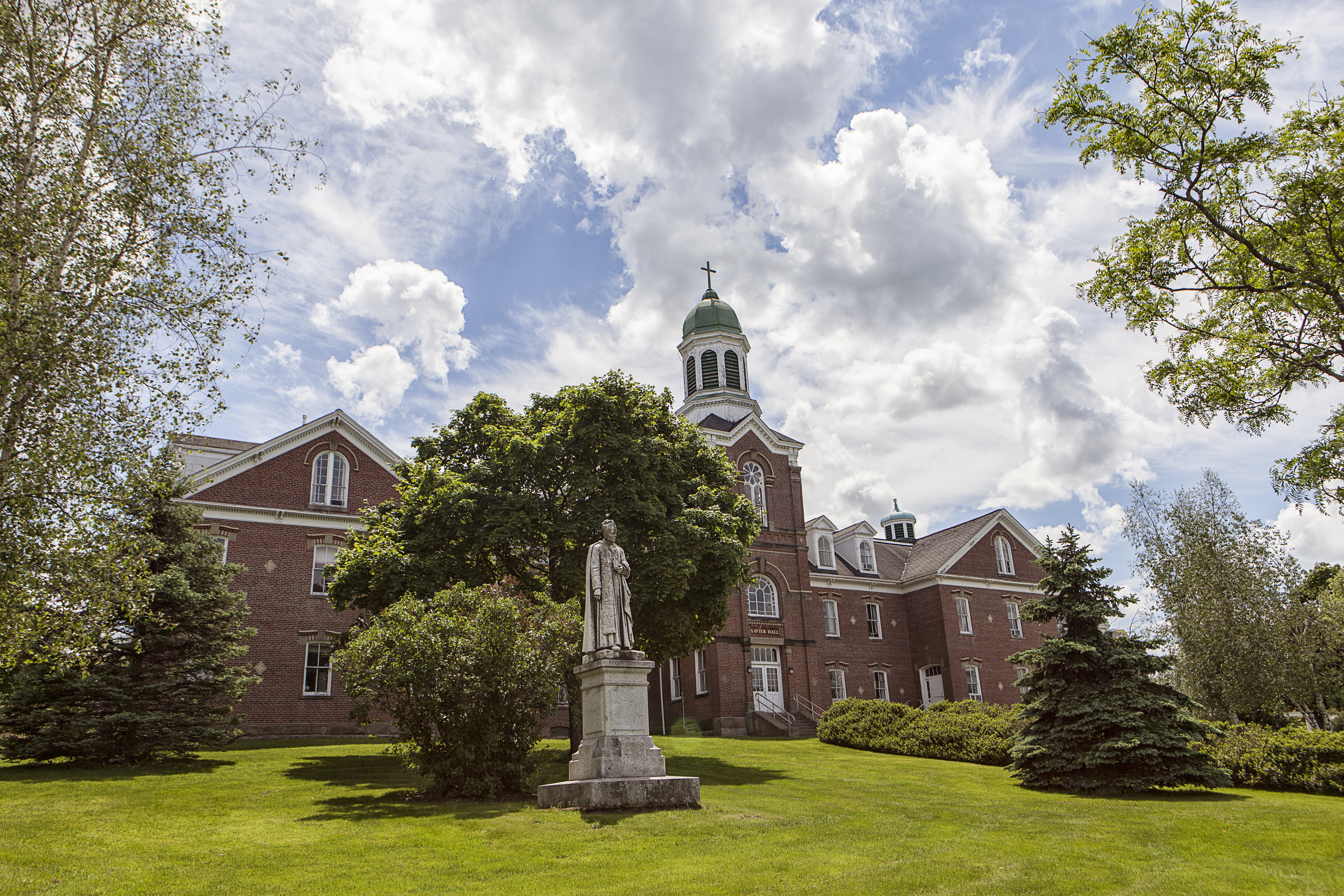 Exterior Xavier Hall Summer