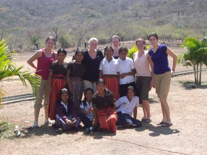 group of instructors and students