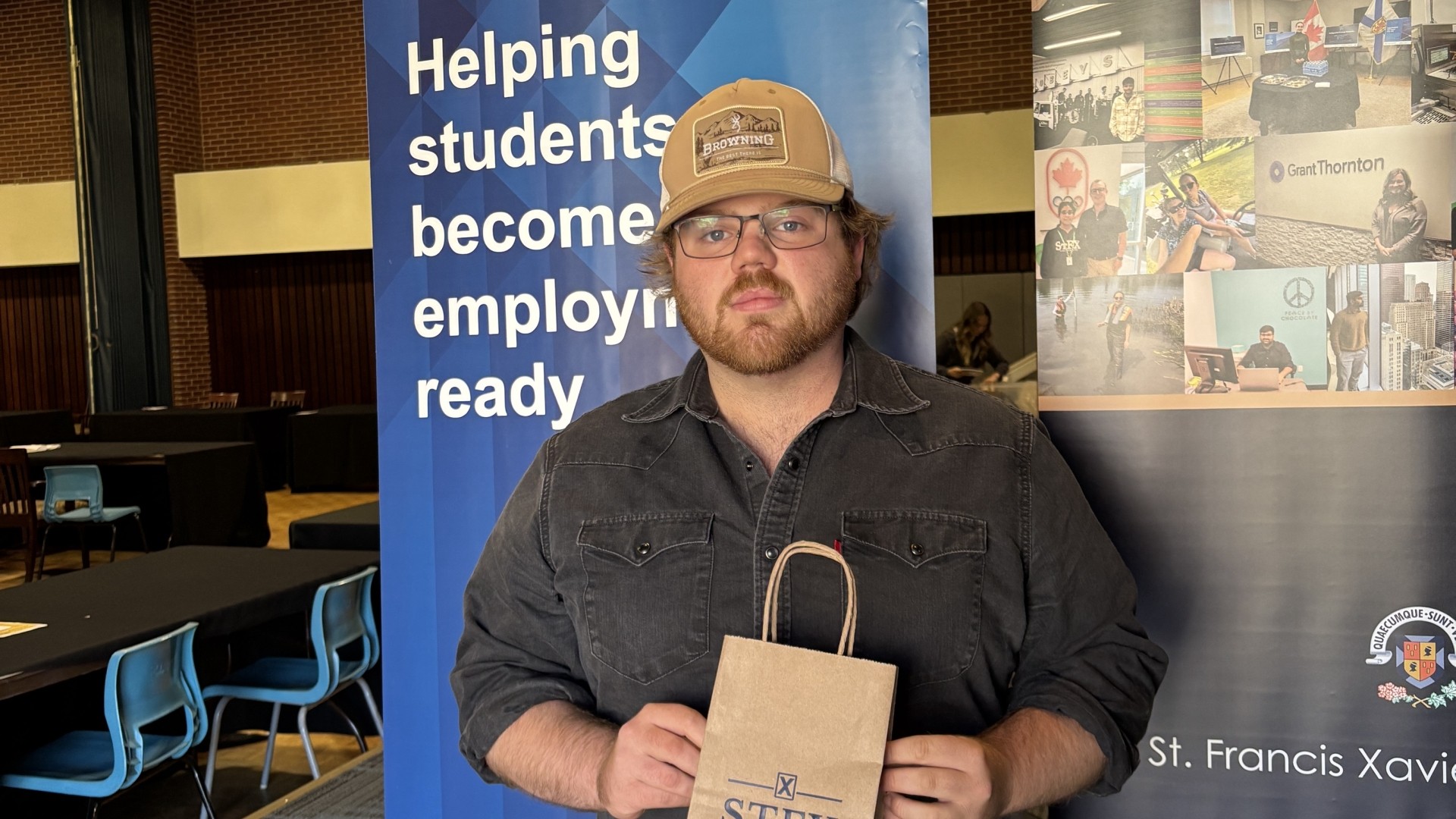 Opportunities Fair student draw prize winner