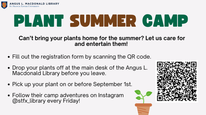 plant summer camp promo poster