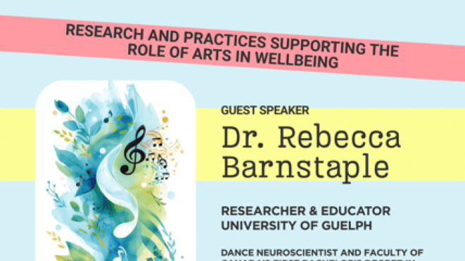 Arts as medicine with Dr. Rebecca Barnstaple - image of a flower