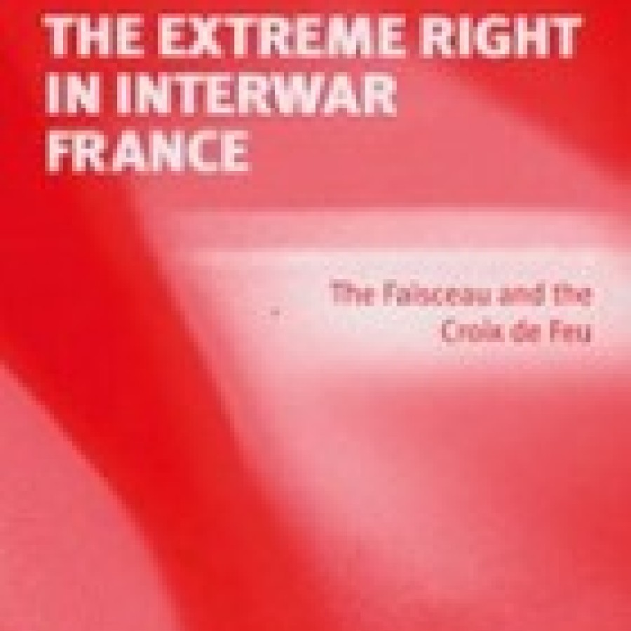 "The extreme right in interwar France" book cover