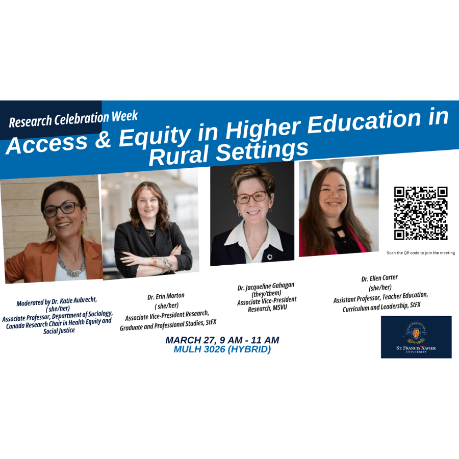Higher Education Panel StFX poster