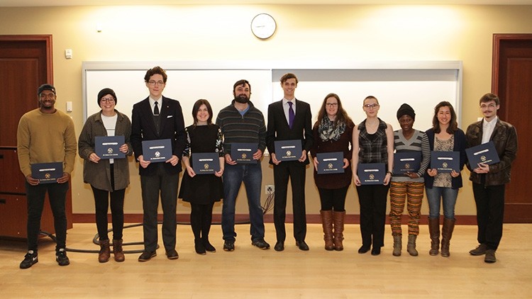 Picture of the recipients of the Catherine and Archie MacPhee awards