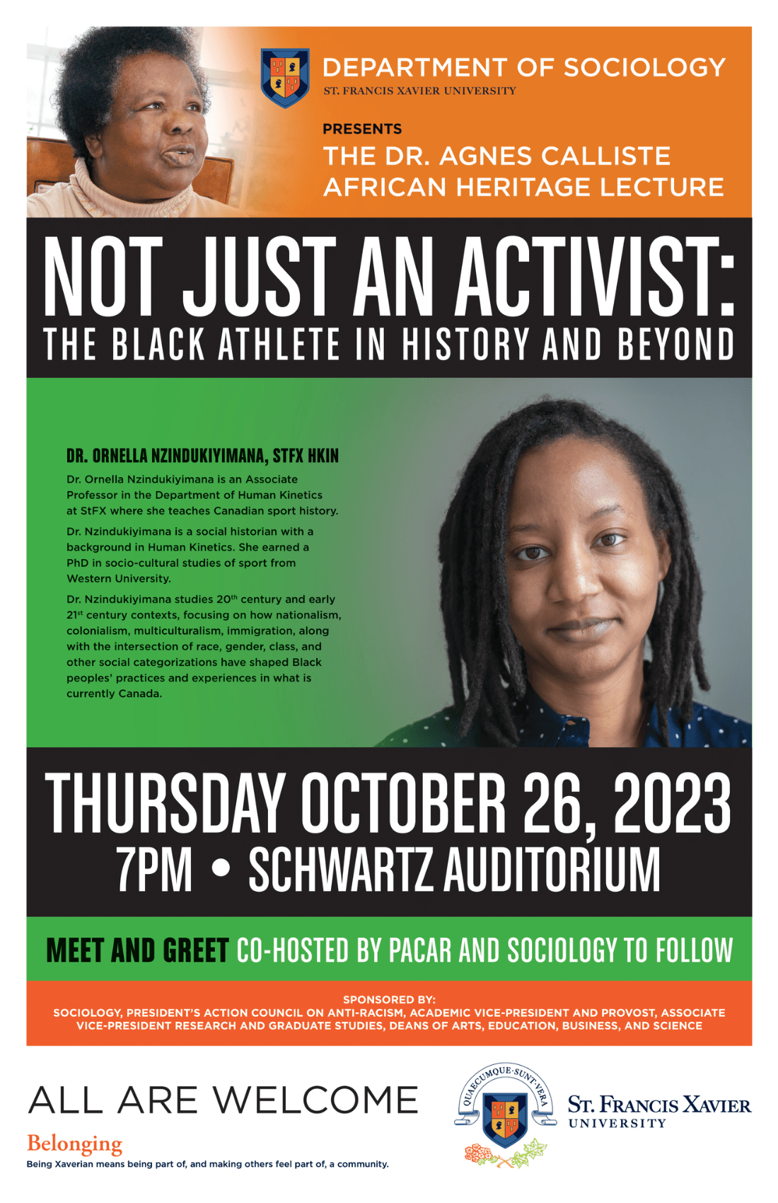 2023 Calliste Lecture Poster