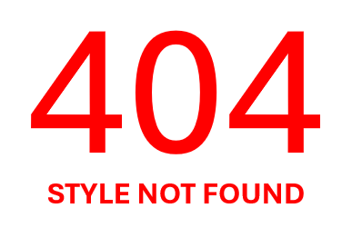 404 style not found