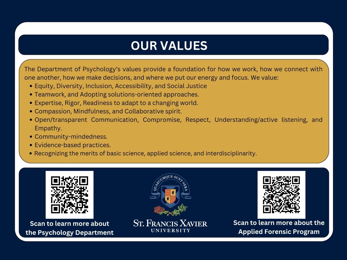 StFX Psychology Vision, Mission, and Values image