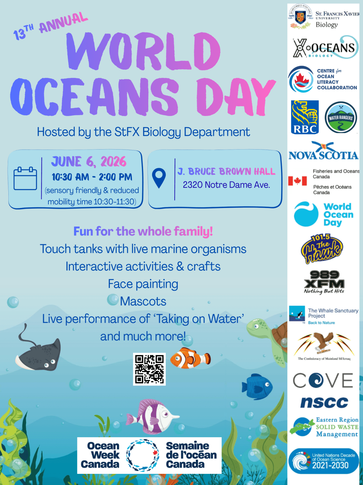 World Oceans Day poster