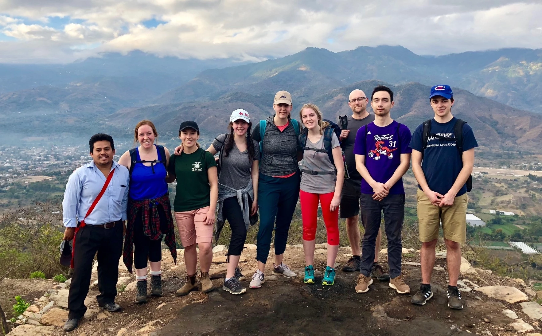 Service learning students abroad.