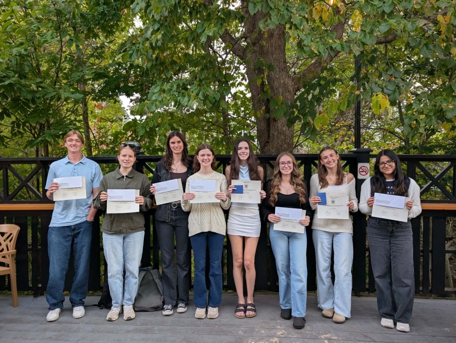 Group photo of 2026 Biology award winners.