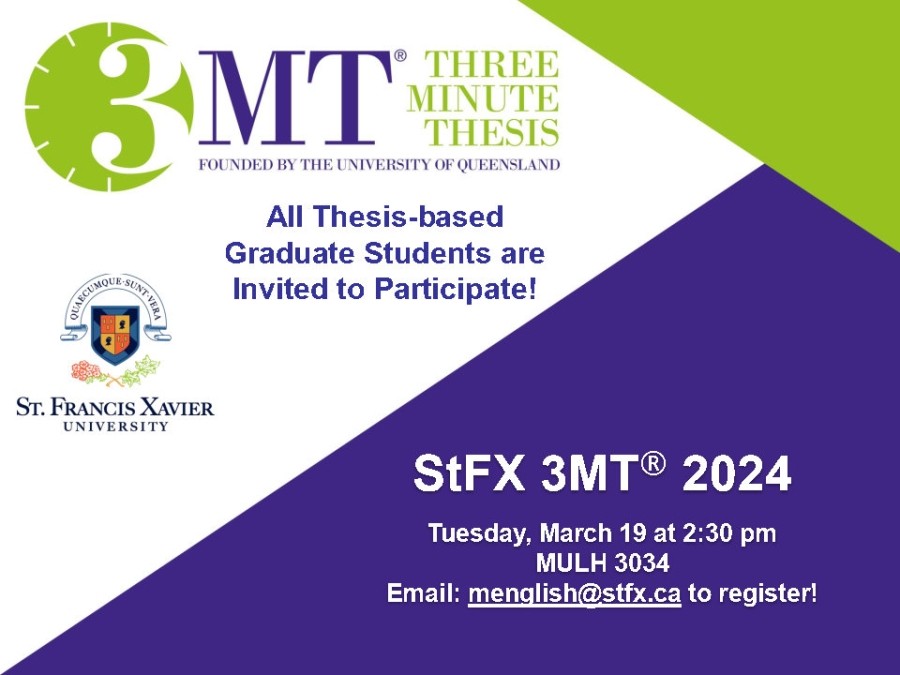 3MT Competition Poster
