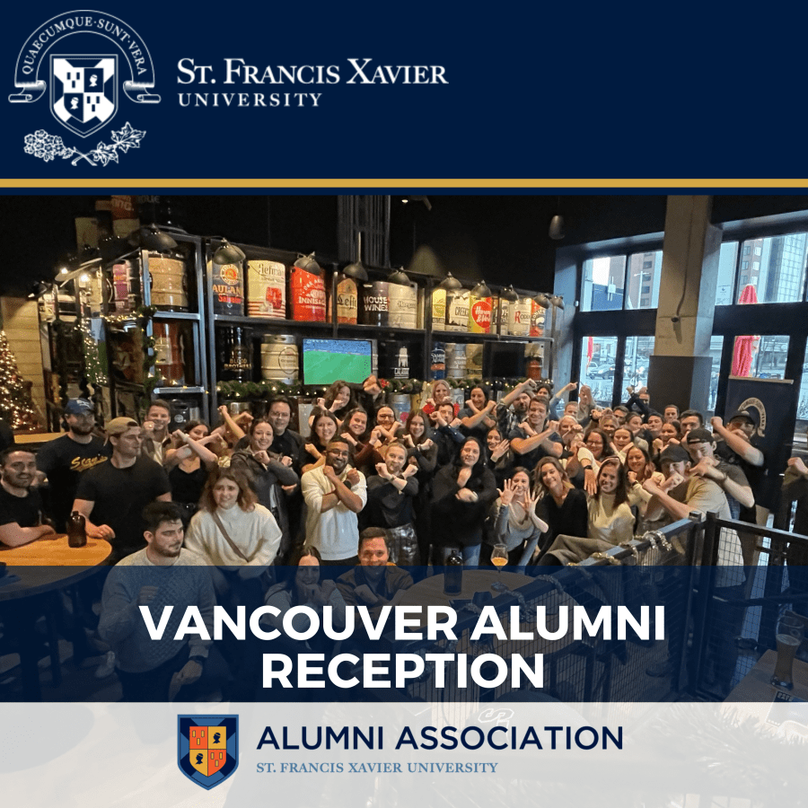 Poster for Alumni Reception - Vancouver