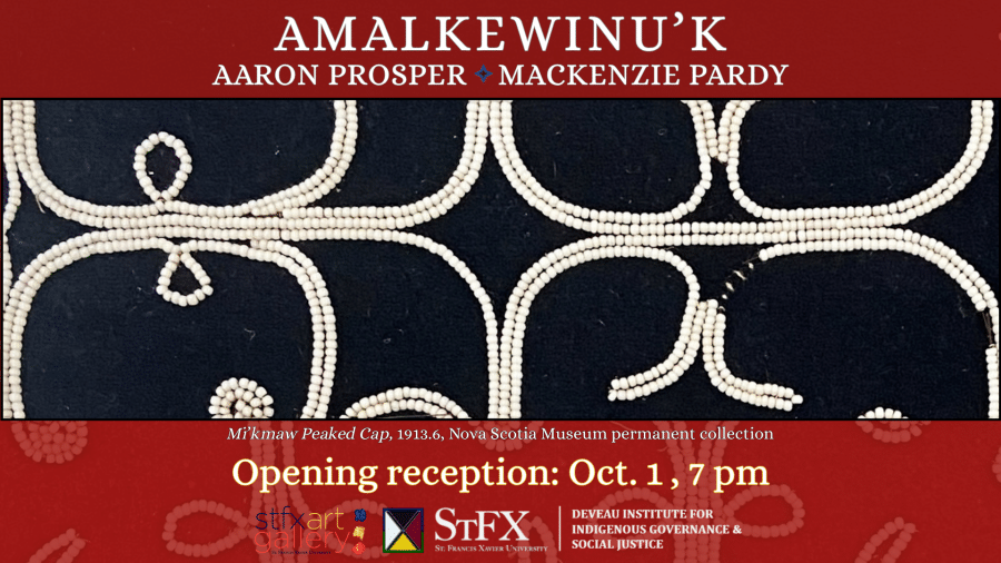 Amalkewinu'k opening reception, October 1, 7 pm
