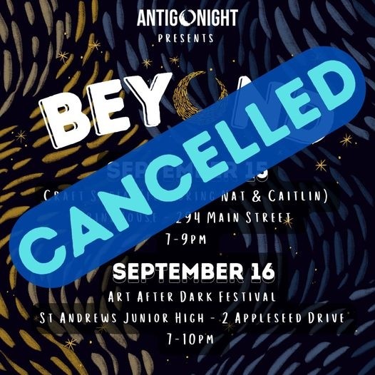 Poster for Antigonight - cancelled
