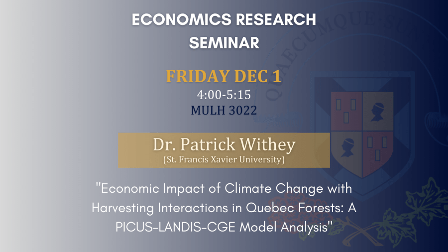 Economics Research seminar