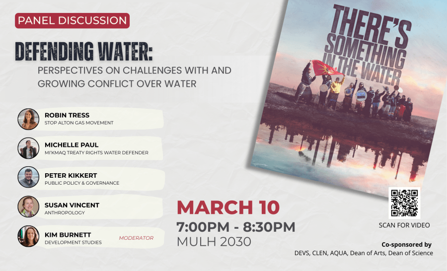 Defending water panel