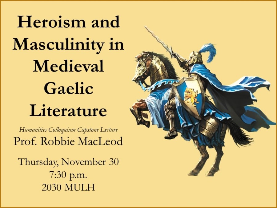 Capstone Lecture 30 November by Prof. Robbie MacLeod