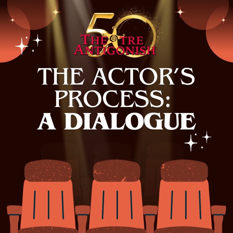 The image features an elegant design, with the title illuminated by spotlight effects and theater seats in the foreground, creating a cinematic or theatrical atmosphere.