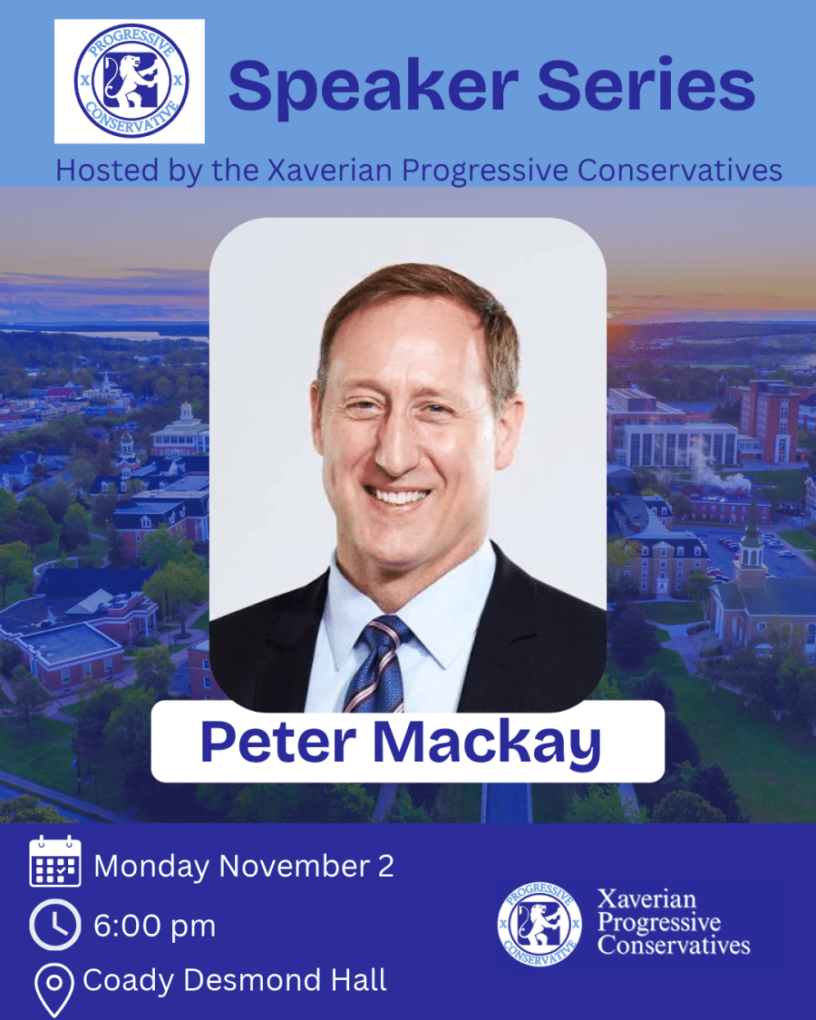 This image contains information on the event Speaker Series: Peter MacKay