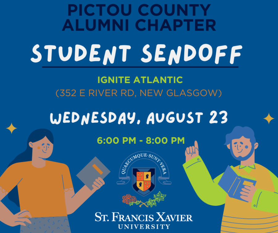 Poster for Alumni Pictou County Student Sendoff