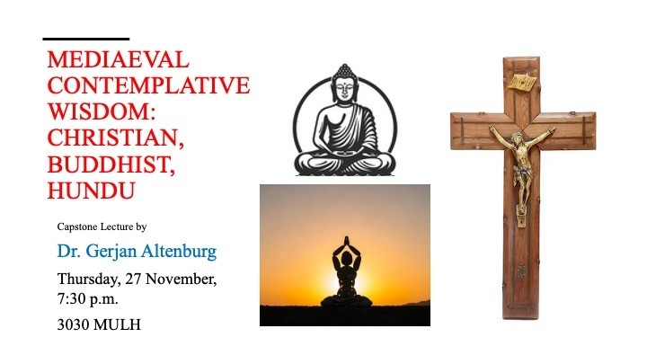 Capstone Lecture on Mediaeval Contemplative Wisdom