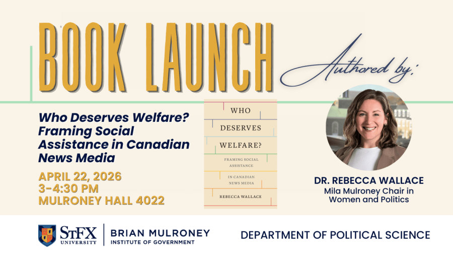 Light beige background with coloured lines like a brick wall with text and photo of a female.