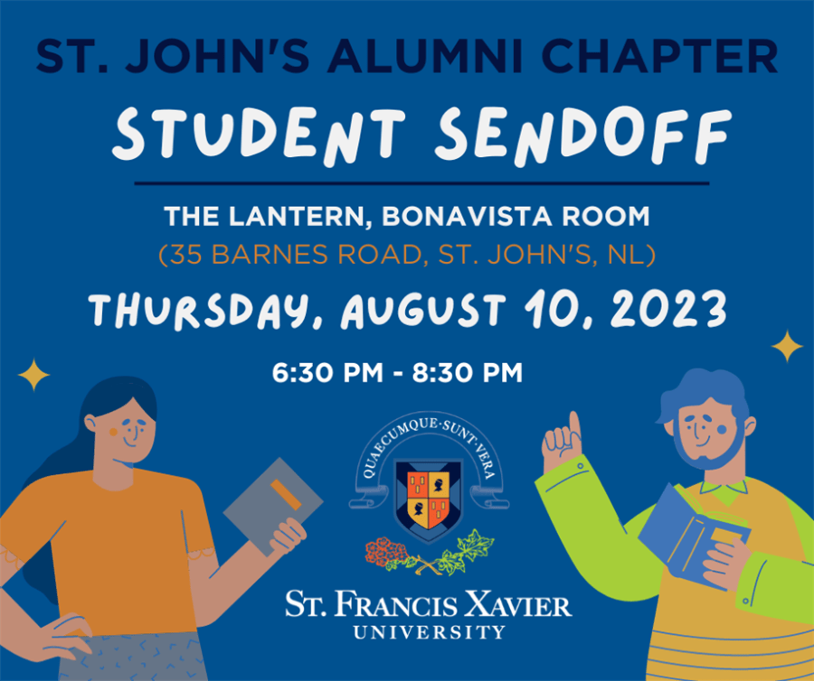 Poster for St. John's Alumni Student Sendoff
