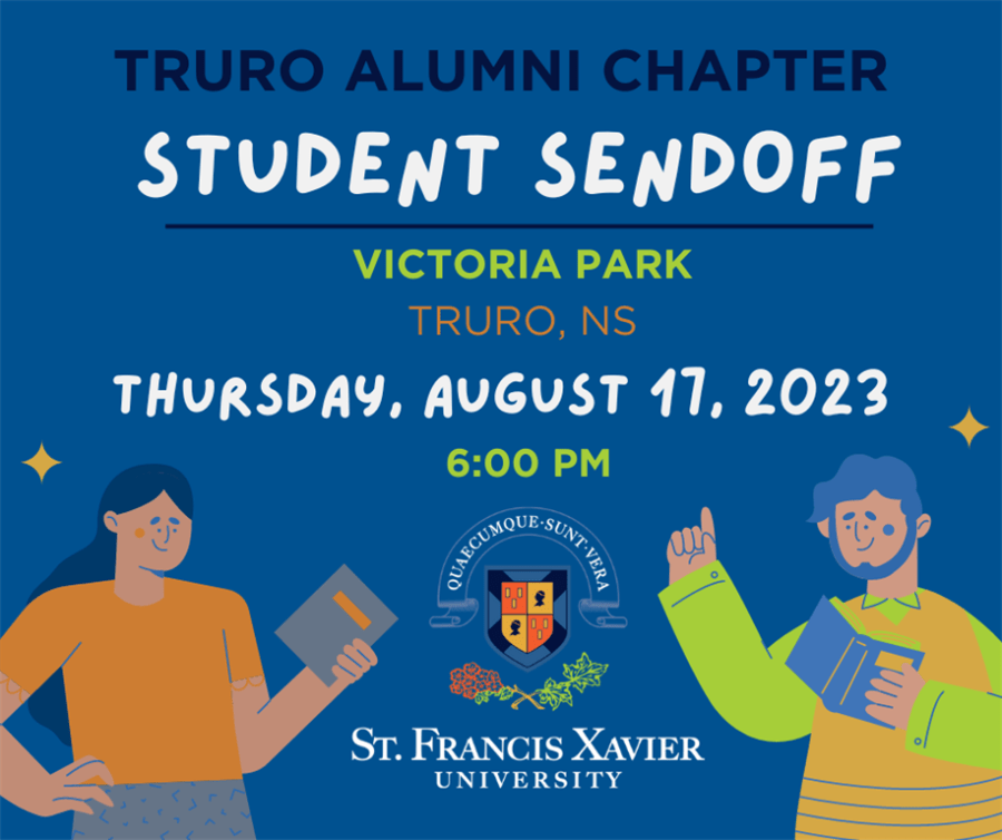 Poster for Truro Alumni Student Sendoff