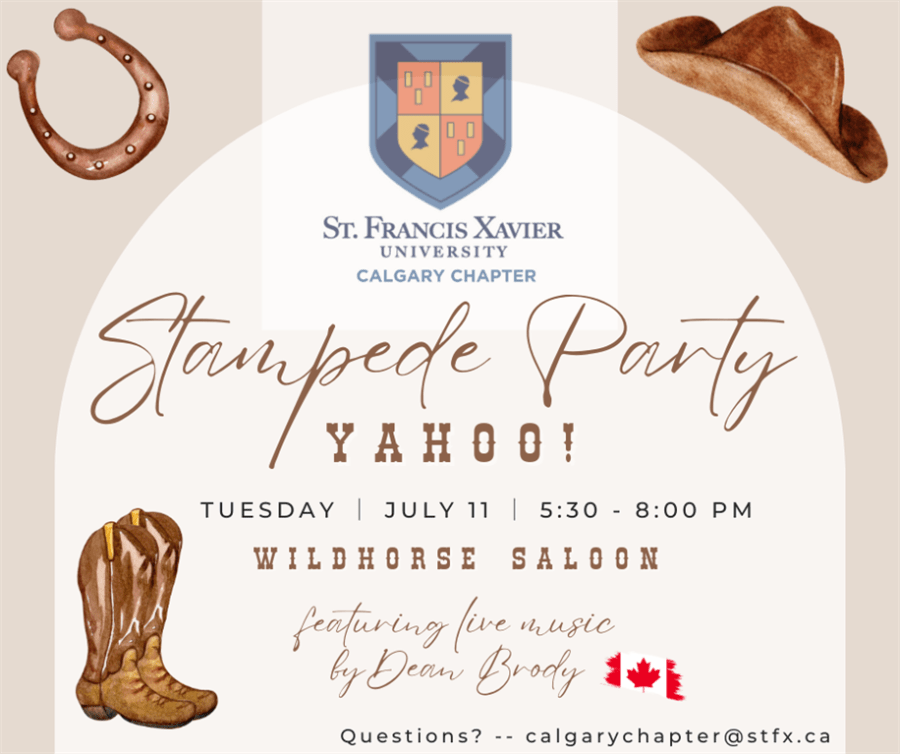 Poster for an event - Stampede Party