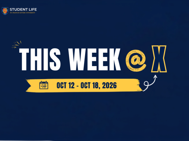 This image contains the title This Week @ X