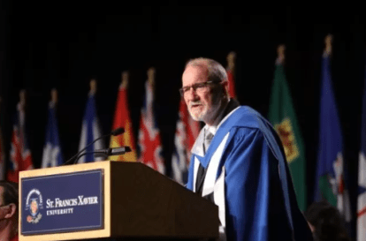 John Gaventa speaking during Convocation 2023