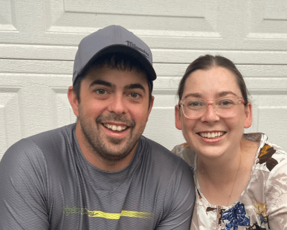 Alumni donor Erin MacEachern with her husband Michael