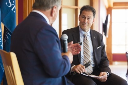 Steve Paikin and Frank McKenna