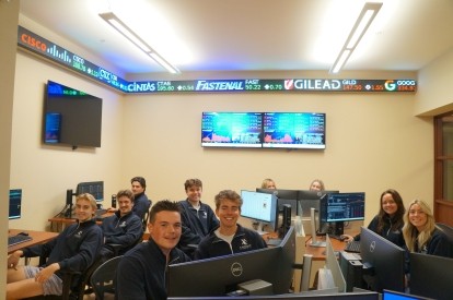 Xaverian Capital in trading room