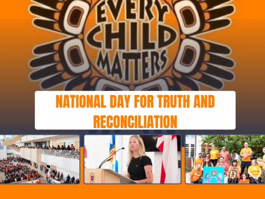 This image contains information regarding the National Day for Truth and Reconciliation Ceremony.