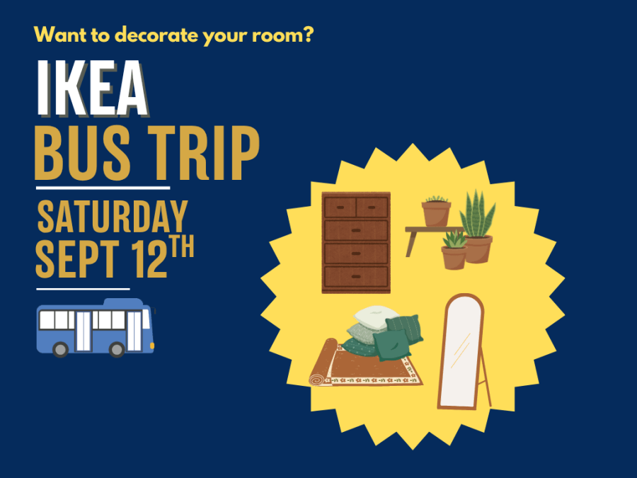 This image contains information of the IKEA Bus Trip on September 12th.