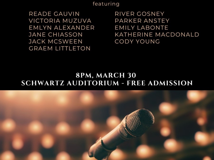 Live Jazz! Vocal Jazz Ensemble - March 30 @ 8pm (Schwartz Auditorium)