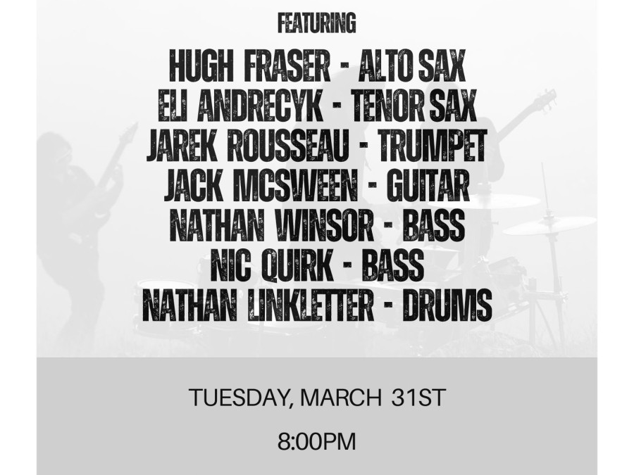 March 31, 2026 @ 8pm - Rushka Combo (Gilmora Hall, Room 108)