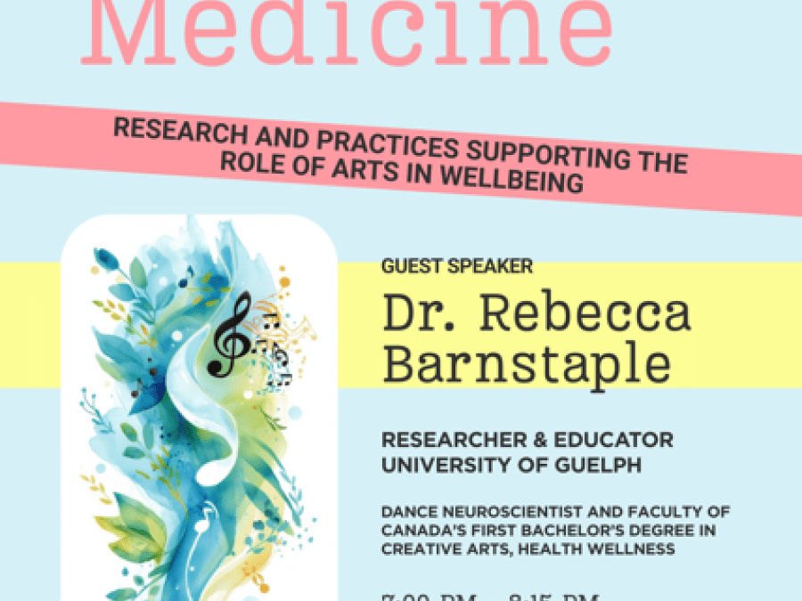 Arts as medicine with Dr. Rebecca Barnstaple - image of a flower