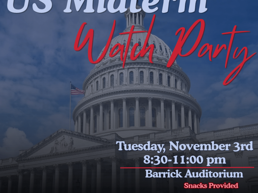 The image contains information on the event US Midterm Election Watch Party